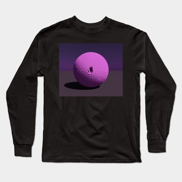 PINK BALL 3 Long Sleeve T-Shirt by spacedivers